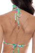 Luli Fama Carribean Fantasy Crystallized Wavy Triangle Top